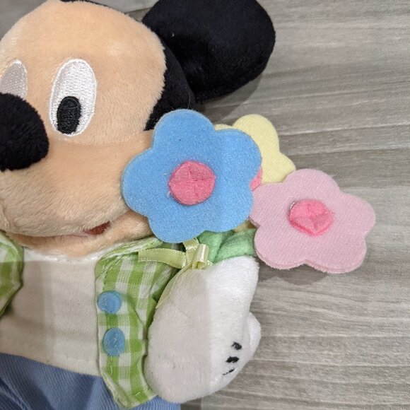 2/$20 Disney Mickey Mouse Plush Spring Time Flowers - Picture 4 of 5
